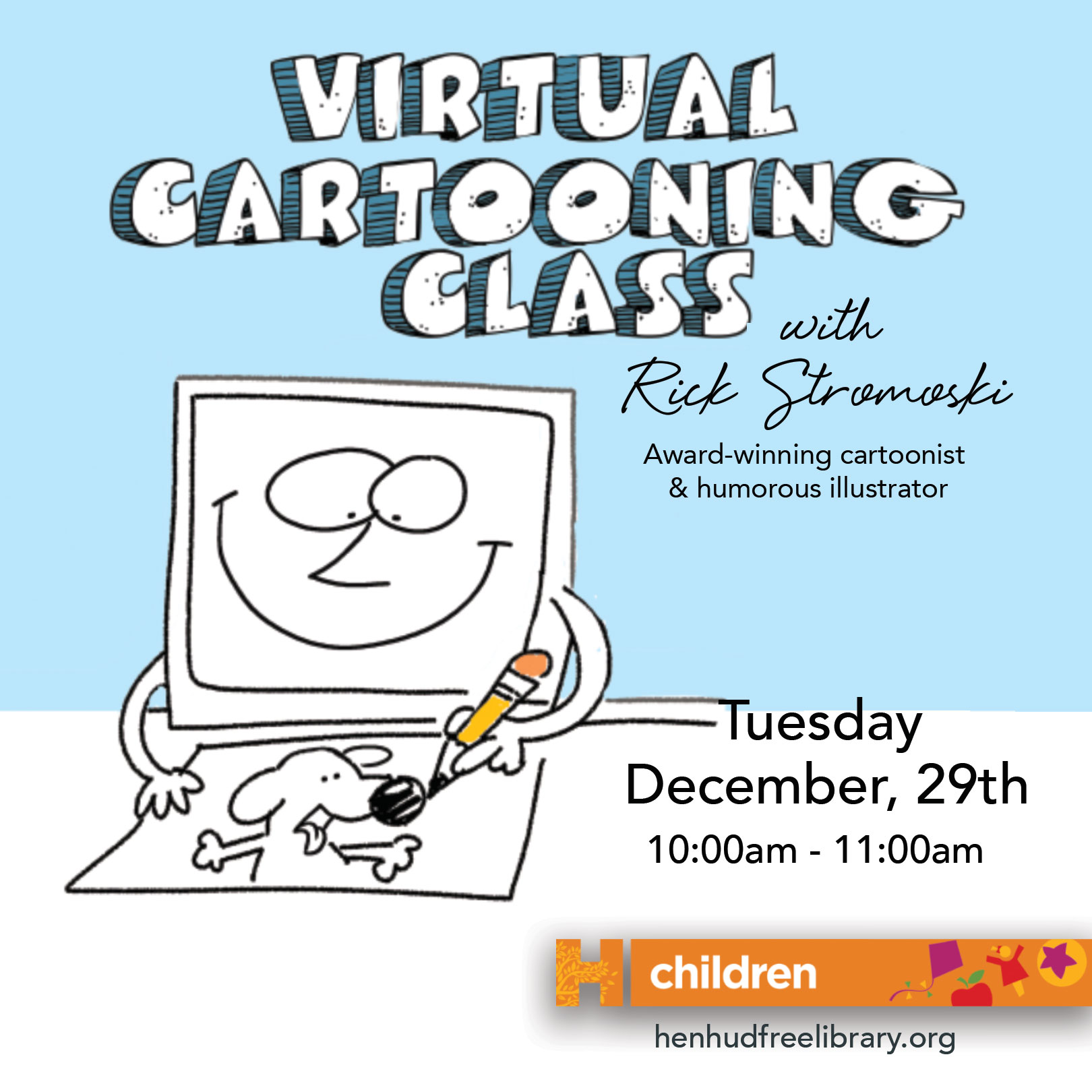 Learn to Draw Cartoons! via ZOOM – Welcome to the Hendrick Hudson Free  Library